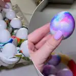 Kuidas valmistada marmorist lihavõttemune: eluhäkk, mis on vallutanud Interneti Kuidas valmistada marmorist lihavõttemune: eluhäkk, mis on vallutanud Interneti